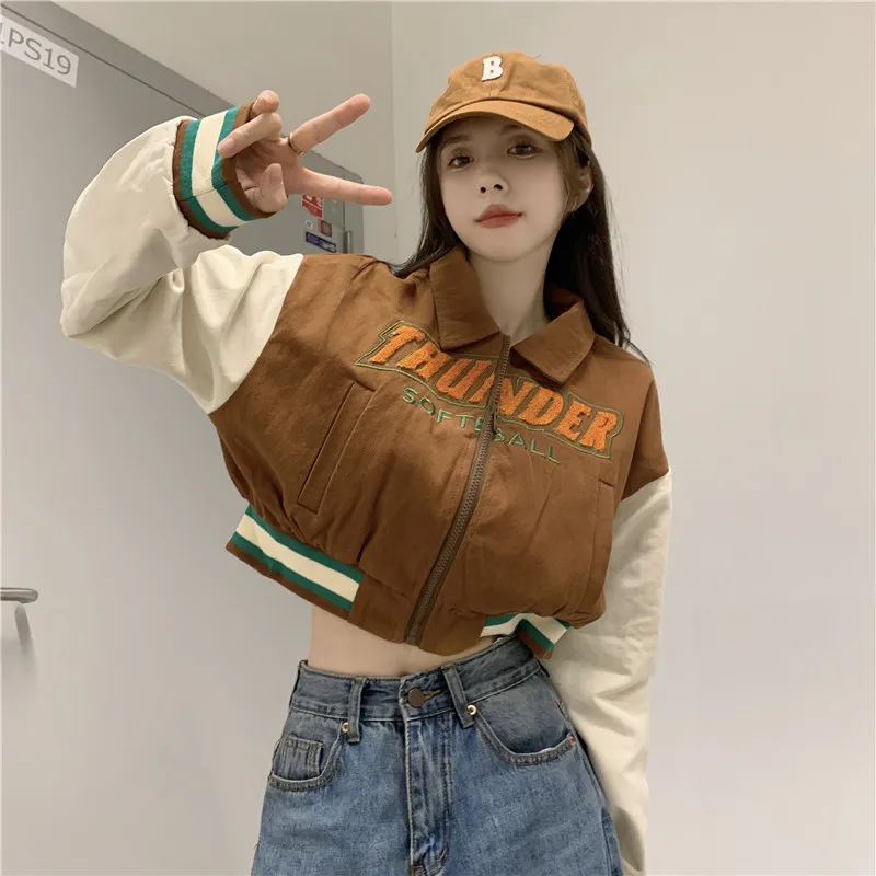 2023 New Design Sense, Small Number, Retro American Embroidery, Short Baseball Jacket, Spicy Girl, Thin Coat Free Shipping
2023 New Design Sense, Small Number, Retro American Embroidery, Short Baseball Jacket, Spicy Girl, Thin Coat Free Shipping