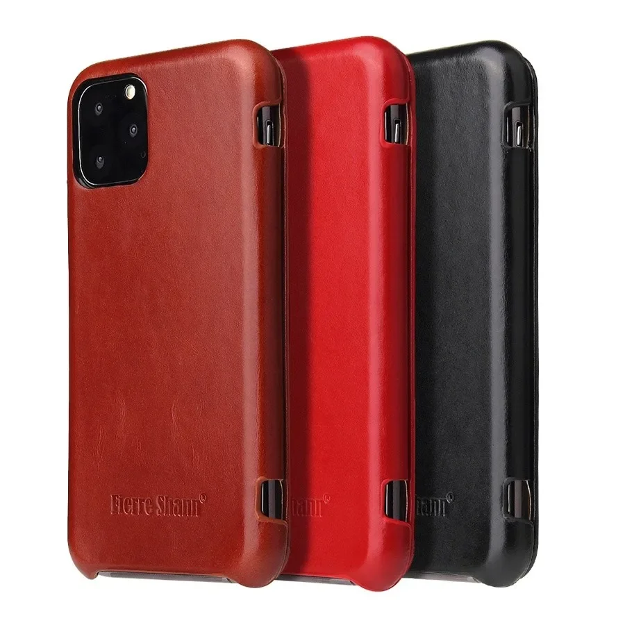 

The new clamshell leather case works for Apple iPhone 15 6 7 8 Plus X XR XS Max case 11 12 14 Pro 13 cover