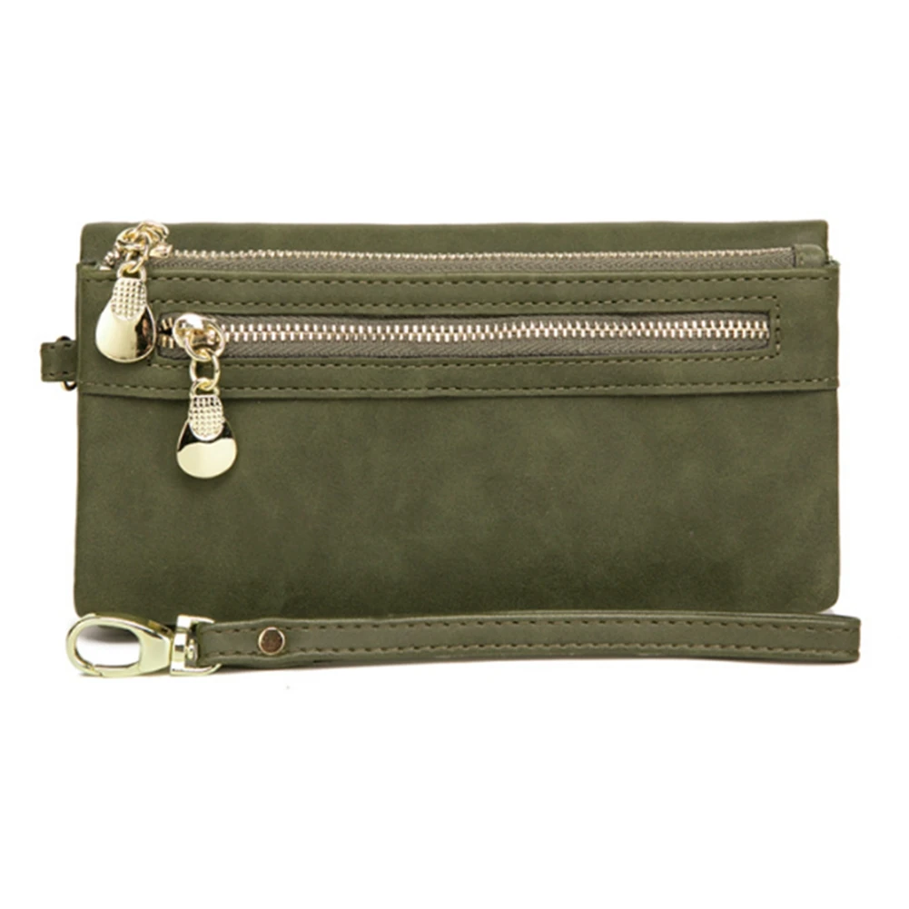 Вместительные Модные женские кошельки, Длинный кошелек из искусственной кожи, женский клатч с двойной молнией и монетницей 
Вместительные Модные женские кошельки, Длинный кошелек из искусственной кожи, женский клатч с двойной молнией и монетницей