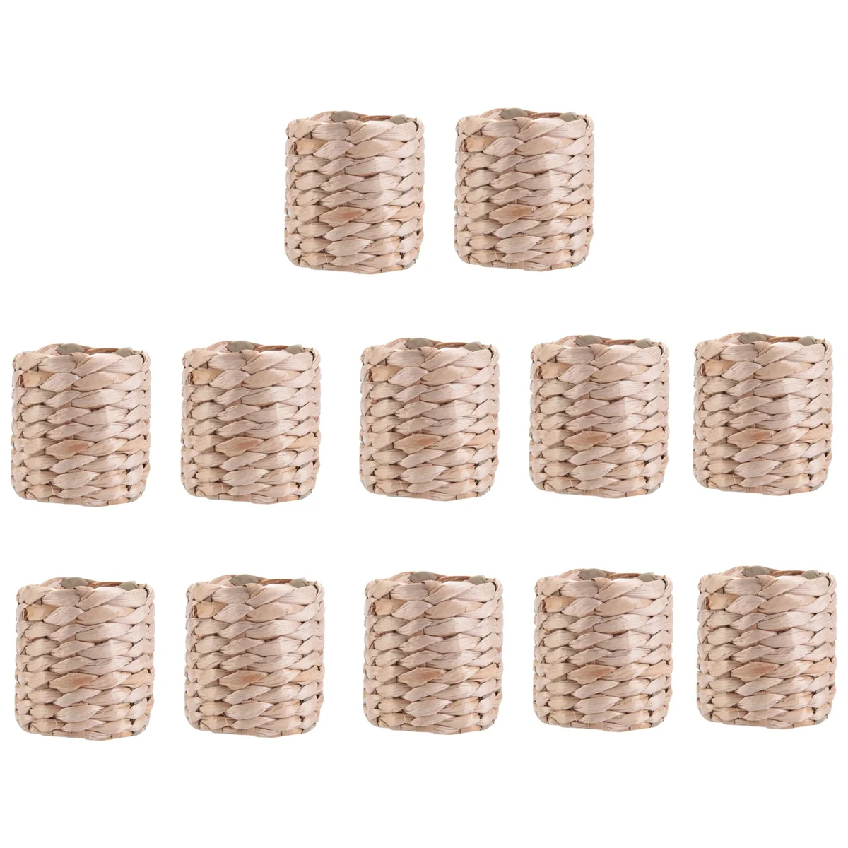 12Pcs Napkin Rings,Water Hyacinth Napkin Holder Rings - Rustic Napkin Rings for Birthday Party, Dinner Table Decoration
12Pcs Napkin Rings,Water Hyacinth Napkin Holder Rings - Rustic Napkin Rings for Birthday Party, Dinner Table Decoration