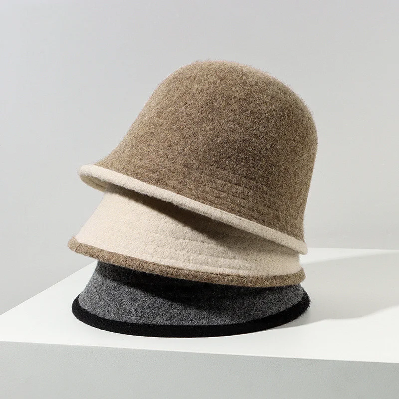 Caps Bucket Hat Hats for Women Cap Wool Hat Winter Women's Hat Khaki Black Warm Thick Autumn Luxury Casual Bucket Hats Sombreros
Caps Bucket Hat Hats for Women Cap Wool Hat Winter Women's Hat Khaki Black Warm Thick Autumn Luxury Casual Bucket Hats Sombreros
