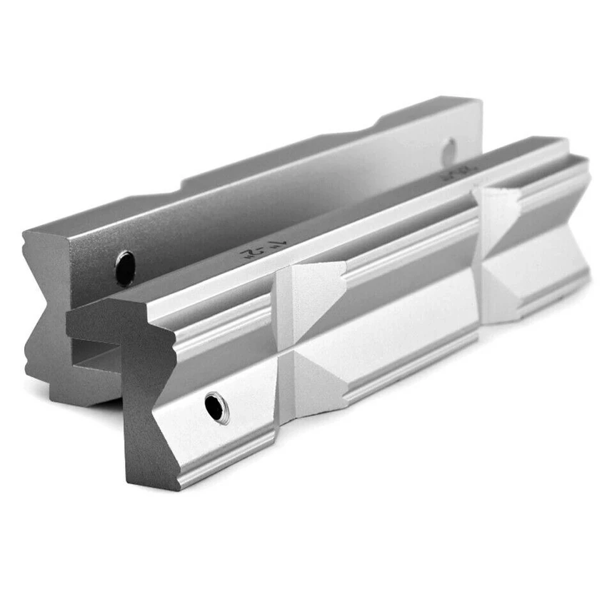 NEW CNC Milling Steel Vise Hard Jaw Fixture V-Type Jaw Aluminum Alloy 4" or 6" Milling Kit
NEW CNC Milling Steel Vise Hard Jaw Fixture V-Type Jaw Aluminum Alloy 4" or 6" Milling Kit