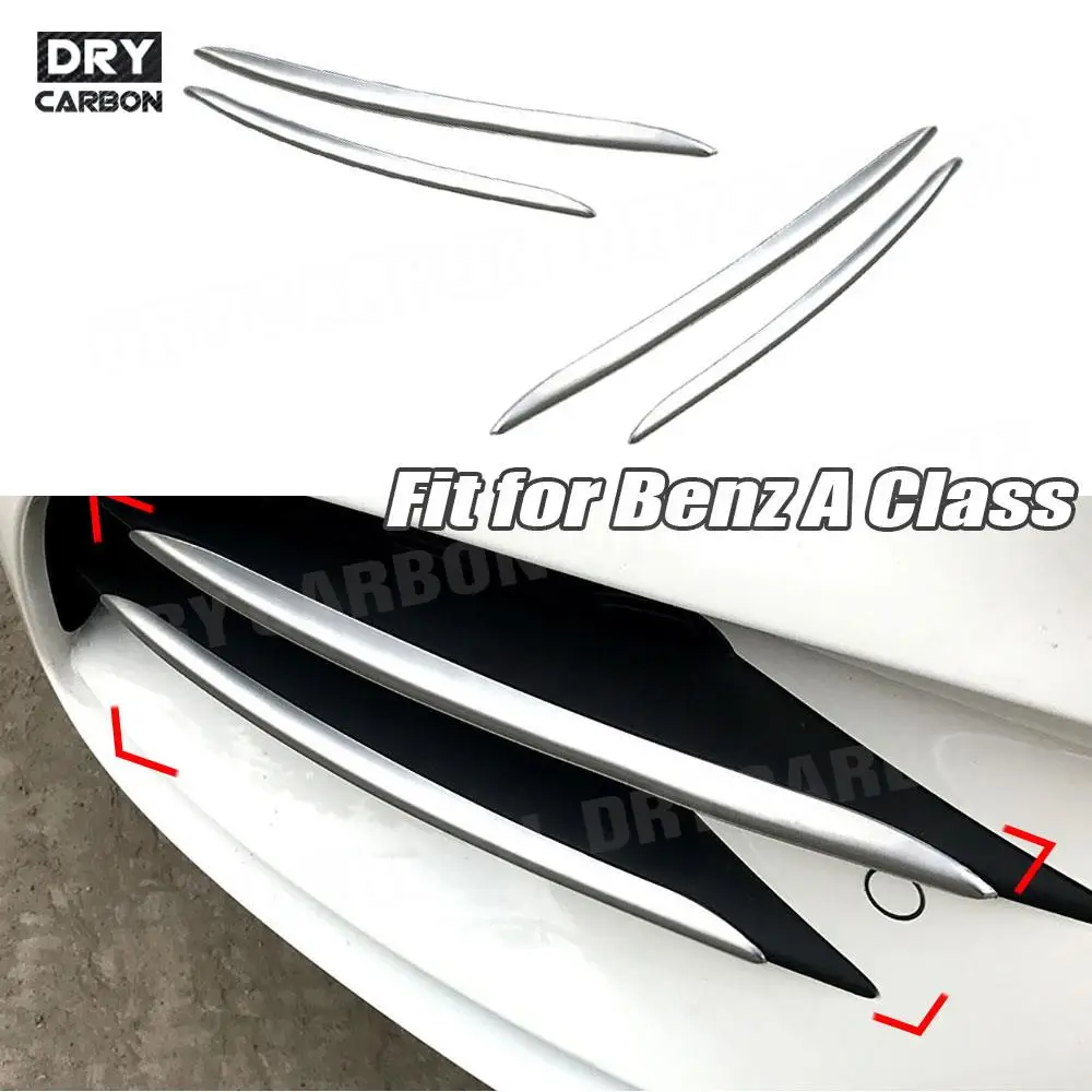 for Mercedes Benz A Class A180L A200L 2019 Car Front Fog Lamp Strip Trim Cover ABS Air Intake Grille Trim Bodykits Accessories
for Mercedes Benz A Class A180L A200L 2019 Car Front Fog Lamp Strip Trim Cover ABS Air Intake Grille Trim Bodykits Accessories