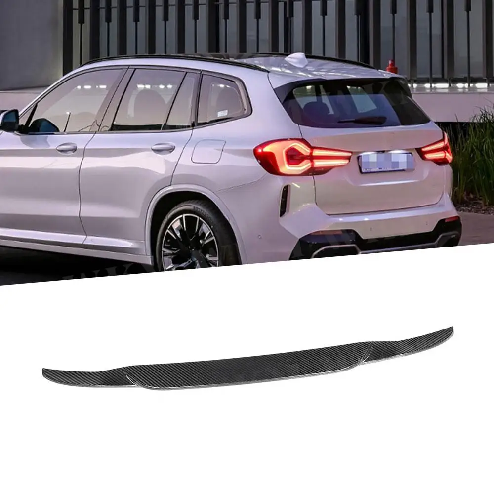 

For BMW iX3 G08i 2022 Dry Carbon Fiber Rear Roof Spoiler Tail Spoiler Wings FRP Rear Roof Spoiler High Quality Body Sit