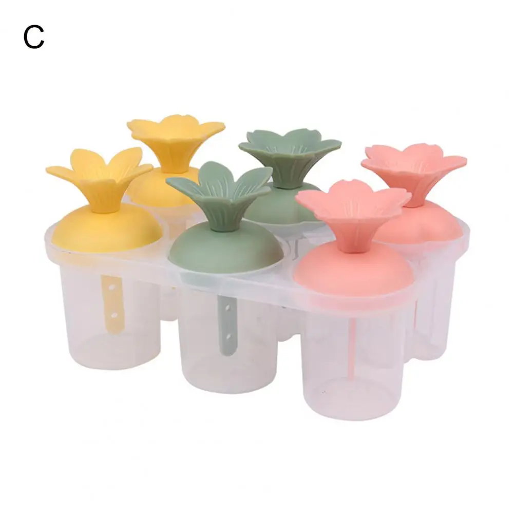 

Useful Ice Cream Mold Food Grade Reusable Refrigerator Ice Pops Mold Ice Making Box BPA Free Popsicle Mold Kitchen Supply