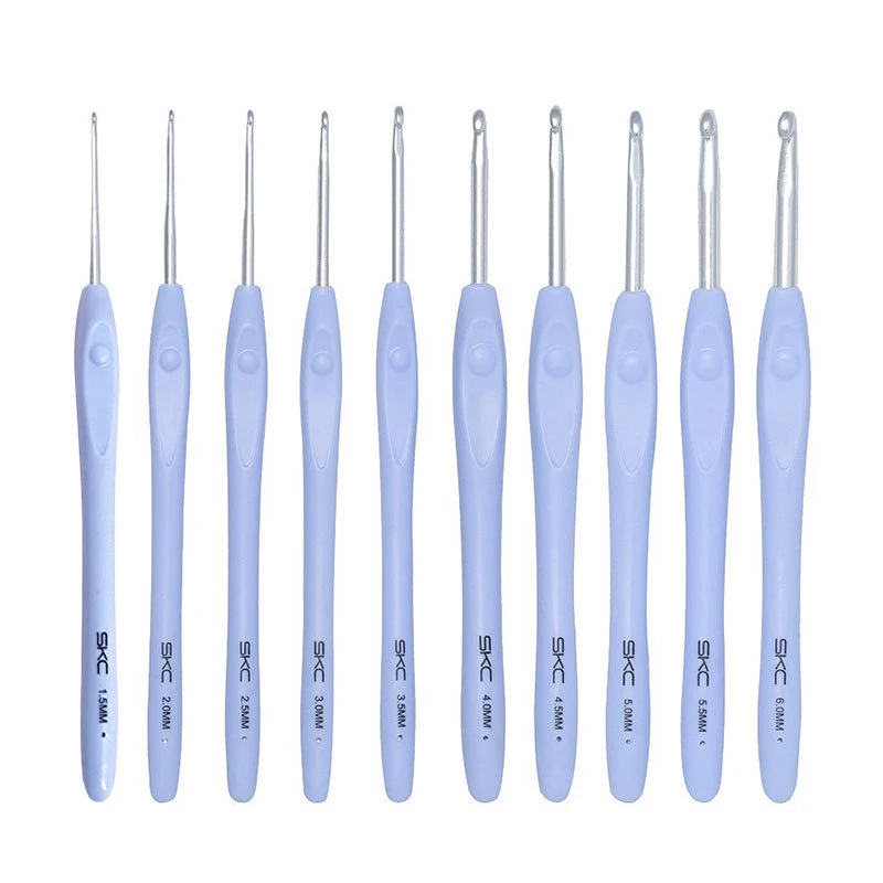 16cm 1.5-6mm Aluminum Grinding Crochet Hook TPR Knitting Needles Kit Sweater DIY Craft Scarf Sewing Knitting Tools Handmade
16cm 1.5-6mm Aluminum Grinding Crochet Hook TPR Knitting Needles Kit Sweater DIY Craft Scarf Sewing Knitting Tools Handmade