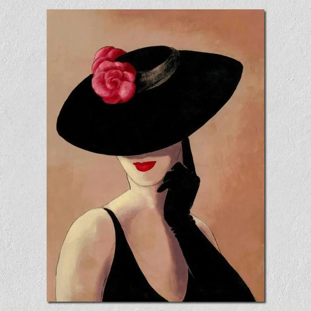 Best Oil Portraits Lady in Rose Female Artwork on Canvas Hand Painted Woman Painting for Living Room or Hall Decor
Best Oil Portraits Lady in Rose Female Artwork on Canvas Hand Painted Woman Painting for Living Room or Hall Decor