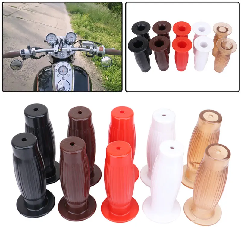 7/8'' Left 1" Right Rubber Motorcycle Hand Grip Handlebar Vintage Retro Handle For Harley Honda Suzuki Yamaha Kawasaki Universal
7/8'' Left 1" Right Rubber Motorcycle Hand Grip Handlebar Vintage Retro Handle For Harley Honda Suzuki Yamaha Kawasaki Universal