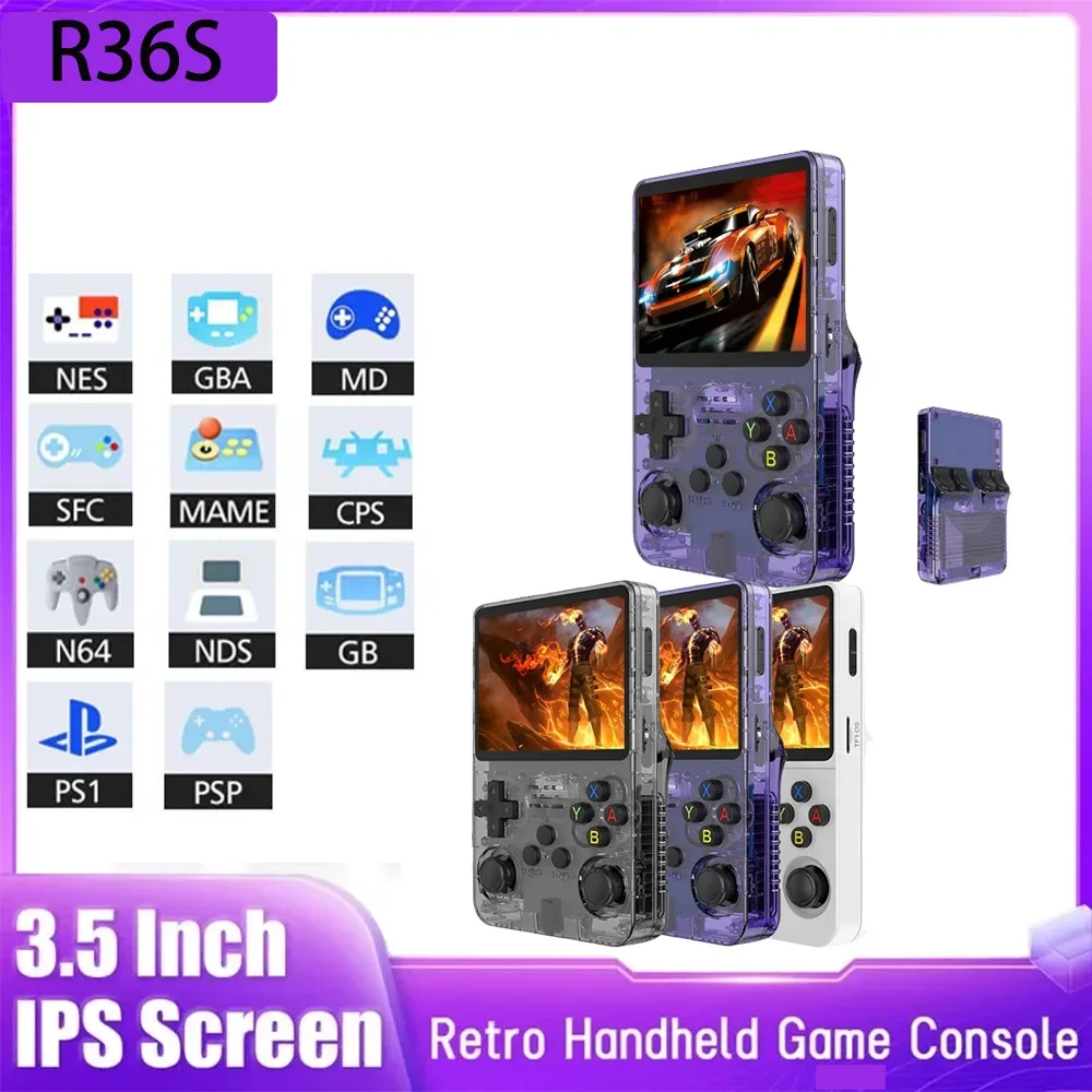 r36s Retro Handheld Video Game Console Linux System 3.5 Inch IPS Screen Portable Pocket Video Player 128GB 64GB Handheld gameboy
r36s Retro Handheld Video Game Console Linux System 3.5 Inch IPS Screen Portable Pocket Video Player 128GB 64GB Handheld gameboy