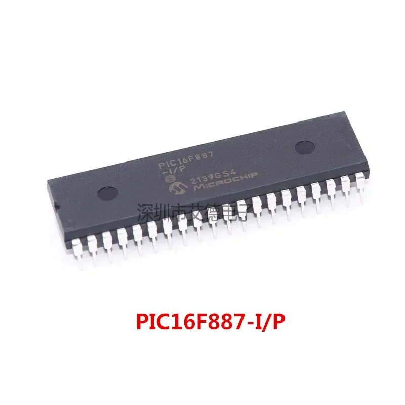 Оригинальный PIC16F887 PIC16F887-I/P DIP-40 встроенный 8-битный микроконтроллер IC chip, 1 шт.
Оригинальный PIC16F887 PIC16F887-I/P DIP-40 встроенный 8-битный микроконтроллер IC chip, 1 шт.
