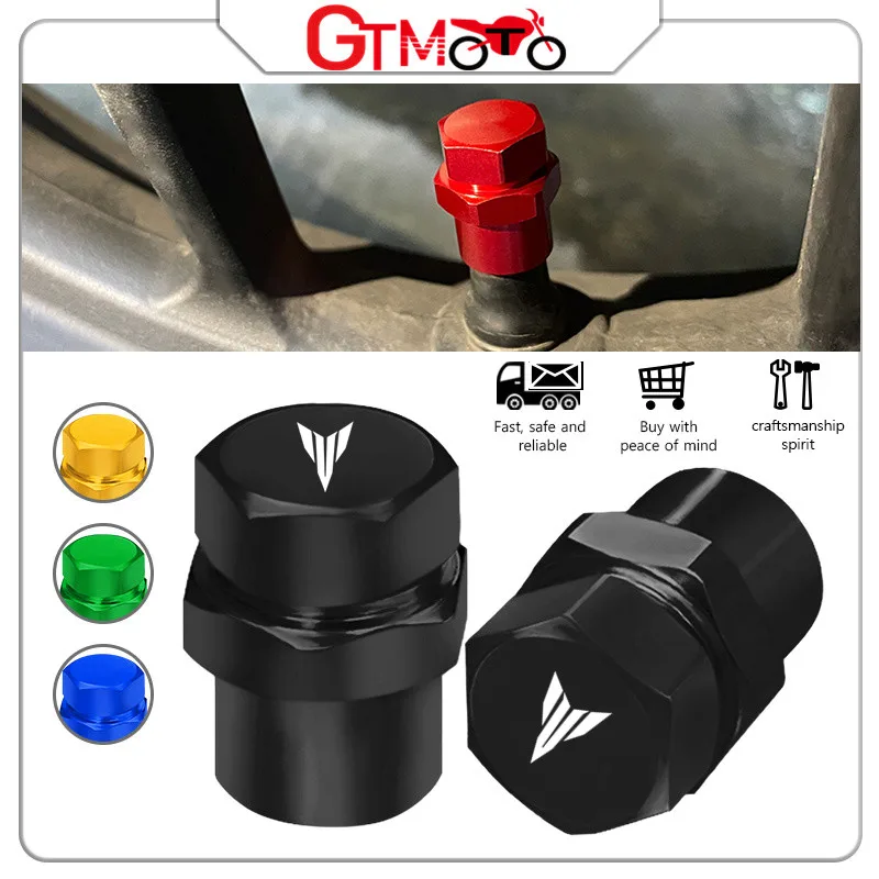 

For YAMAHA MT01 MT03 MT07 MT09 MT10 MT25 MT125 Motorcycle CNC Wheel Tire Valve Caps Airtight Covers mt 01 03 07 09 10 25 125