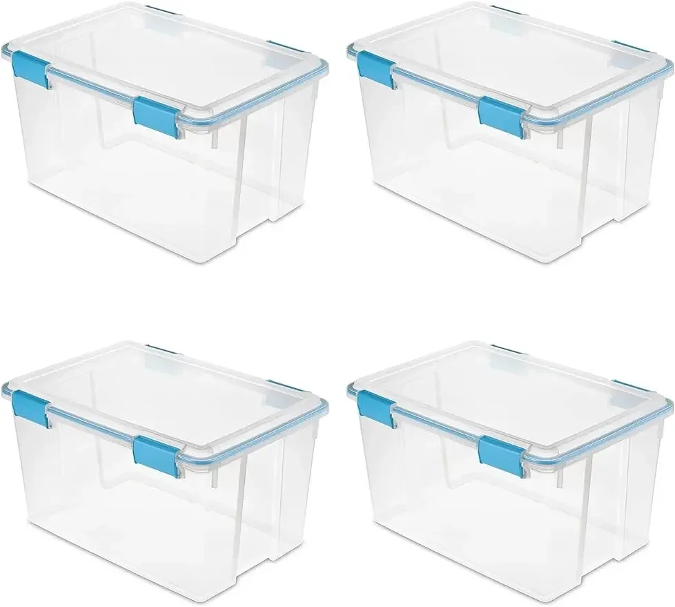 Sterilite 54 Qt коробка с прокладкой, Штабелируемый контейнер для хранения с фиксирующей крышкой и плотным уплотнением, прозрачное основание и крышка, 4 упаковки
Sterilite 54 Qt коробка с прокладкой, Штабелируемый контейнер для хранения с фиксирующей крышкой и плотным уплотнением, прозрачное основание и крышка, 4 упаковки