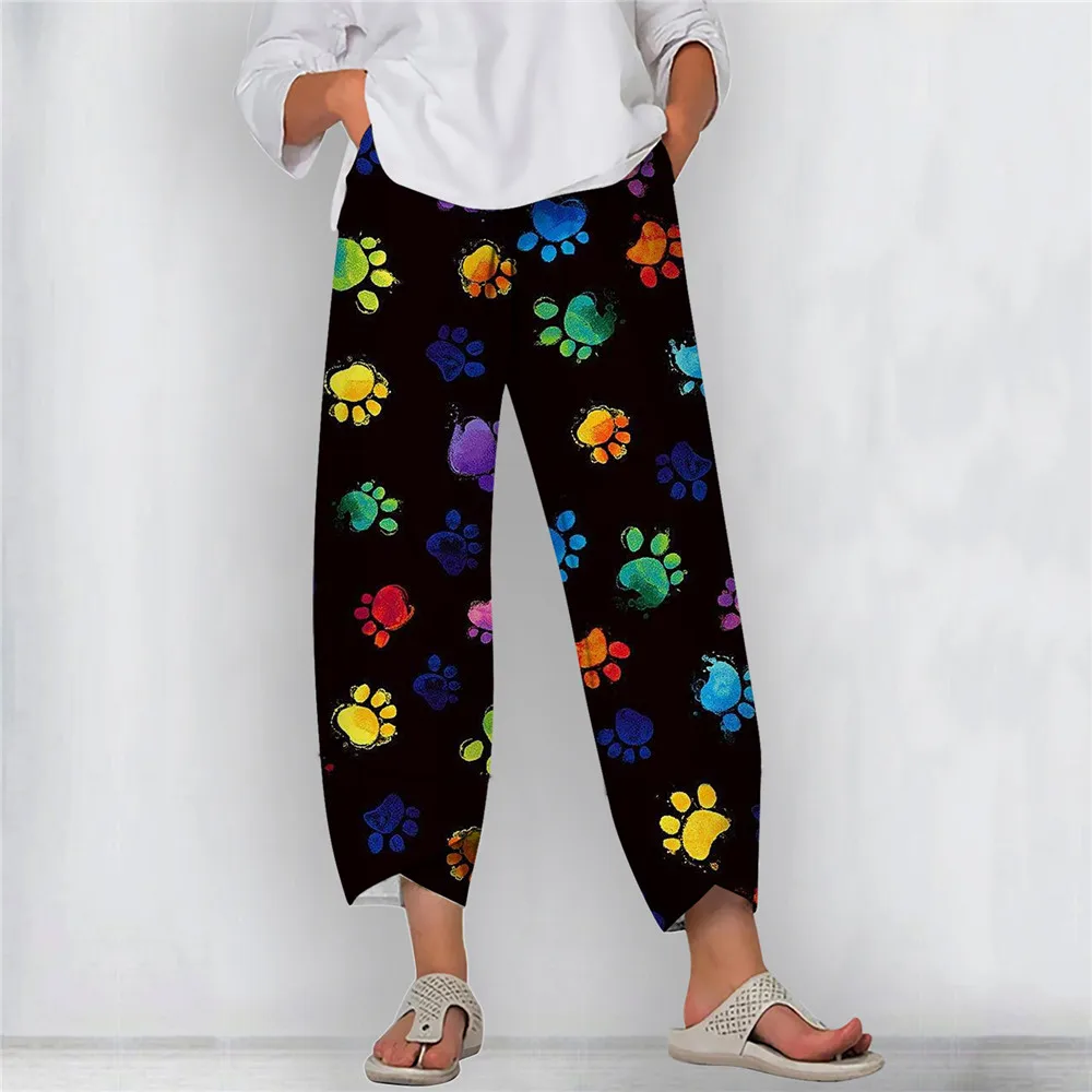 CLOOCL Paw Print Pants for Women Track Trousers Colorful Graffiti Pattern Elastic Waist Wide Leg Pants Y2k Clothing New
CLOOCL Paw Print Pants for Women Track Trousers Colorful Graffiti Pattern Elastic Waist Wide Leg Pants Y2k Clothing New