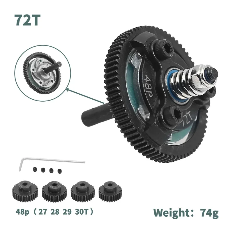Steel 48P 72T 76T 83T 86T 90T Spur Gear for Trxs Slash Bandit Rustler Stampede 2WD RC Car Upgrade Parts
Steel 48P 72T 76T 83T 86T 90T Spur Gear for Trxs Slash Bandit Rustler Stampede 2WD RC Car Upgrade Parts