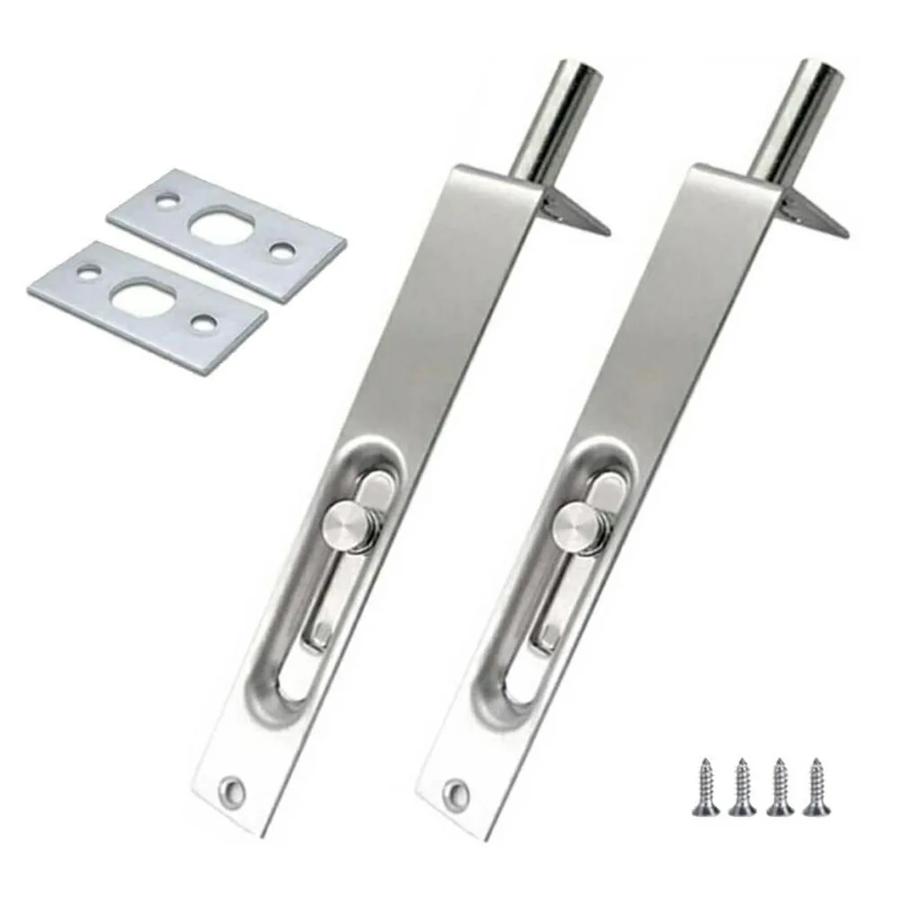 2pcs 4 Inch Stainless Steel Safety Door Bolt Security Guard Door Latch Sliding Door Lock Bathroom Bolt Dust Proof Hardware
2pcs 4 Inch Stainless Steel Safety Door Bolt Security Guard Door Latch Sliding Door Lock Bathroom Bolt Dust Proof Hardware
