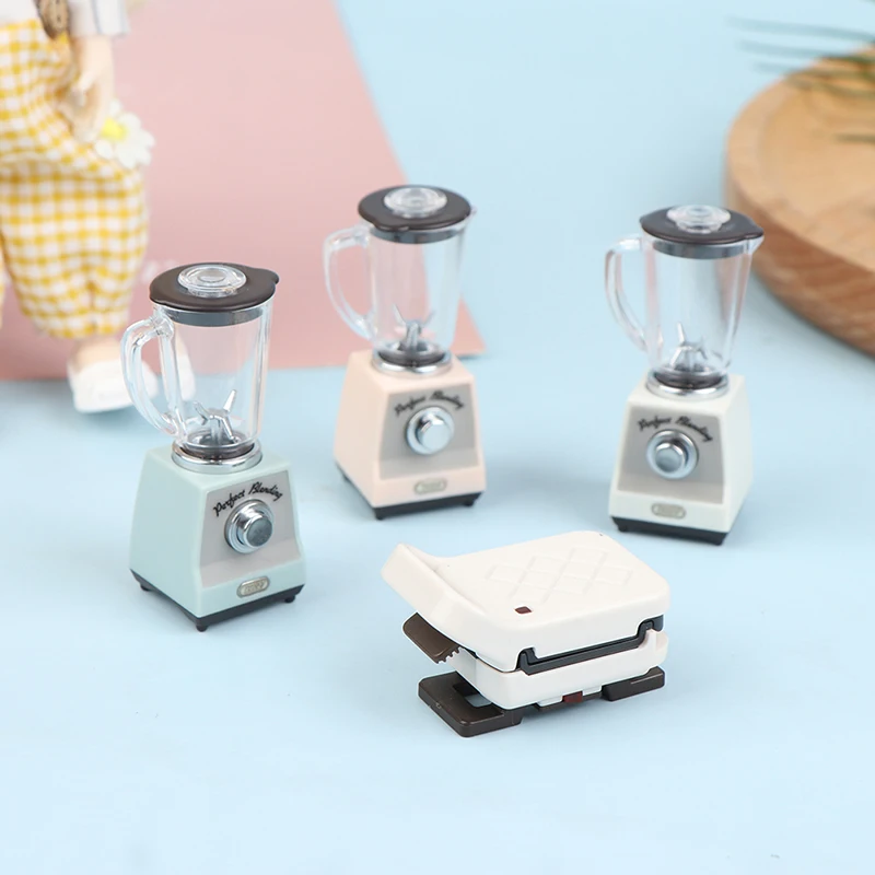 

1PC 1:12 Dollhouse Miniature Coffeemaker Kitchen Bread Machine Juicer Coffee Pot Coffee Cup Drink Kitchen Electrical Tool Model