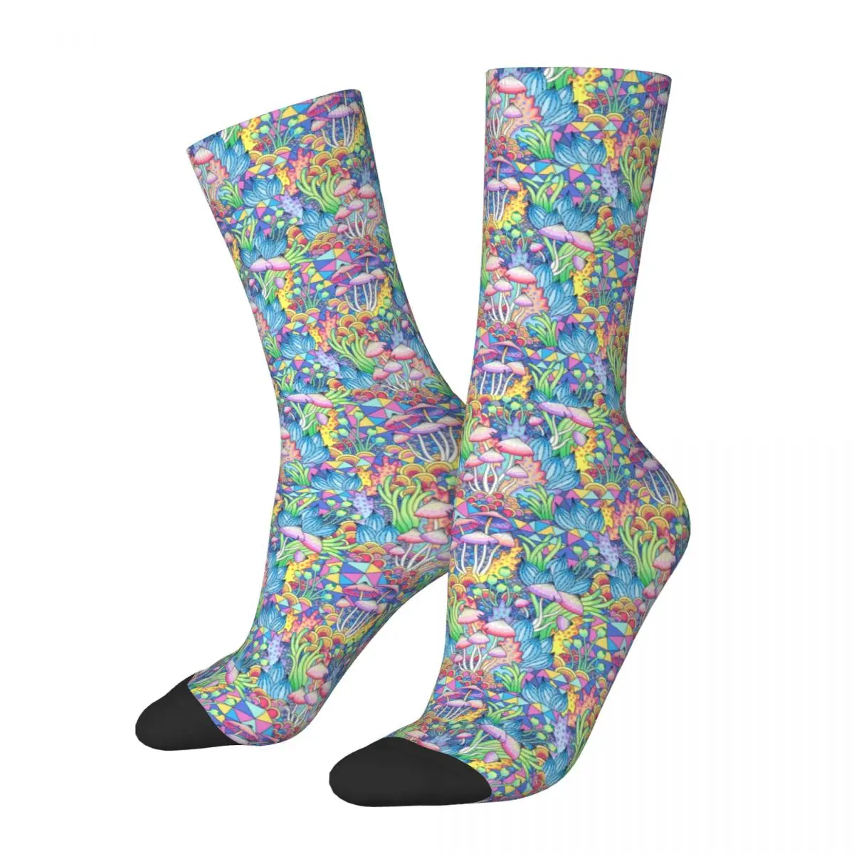 

Fashion Men's Socks Casual Psychedelic Mushroom Sock Fantasy Sport Women's Socks Spring Summer Autumn Winter