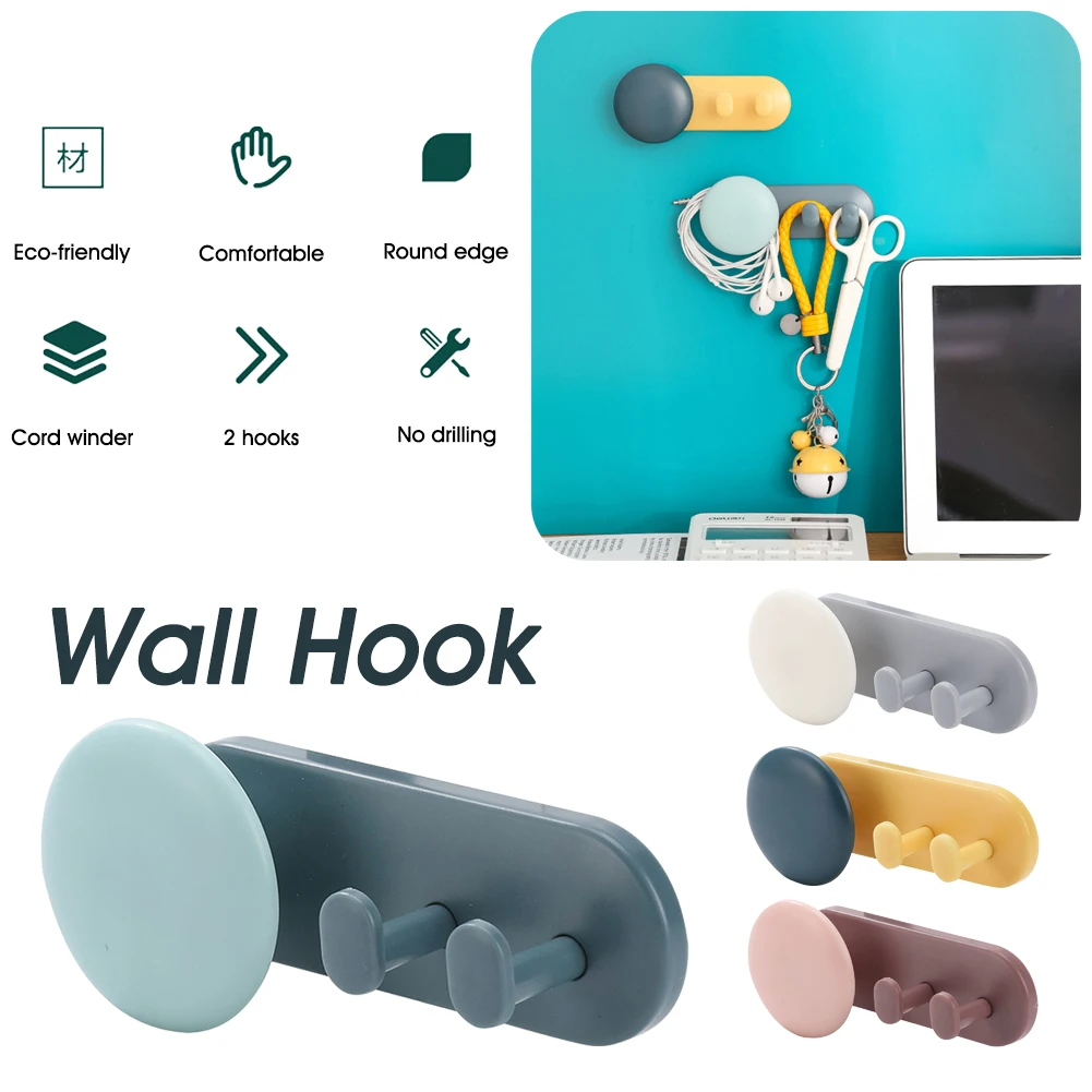 Powerful Viscose Hook Power Plug Socket Rack Wall-mounted Multifunctional Self-adhesive Wire-wound Hook Organizer
Powerful Viscose Hook Power Plug Socket Rack Wall-mounted Multifunctional Self-adhesive Wire-wound Hook Organizer
