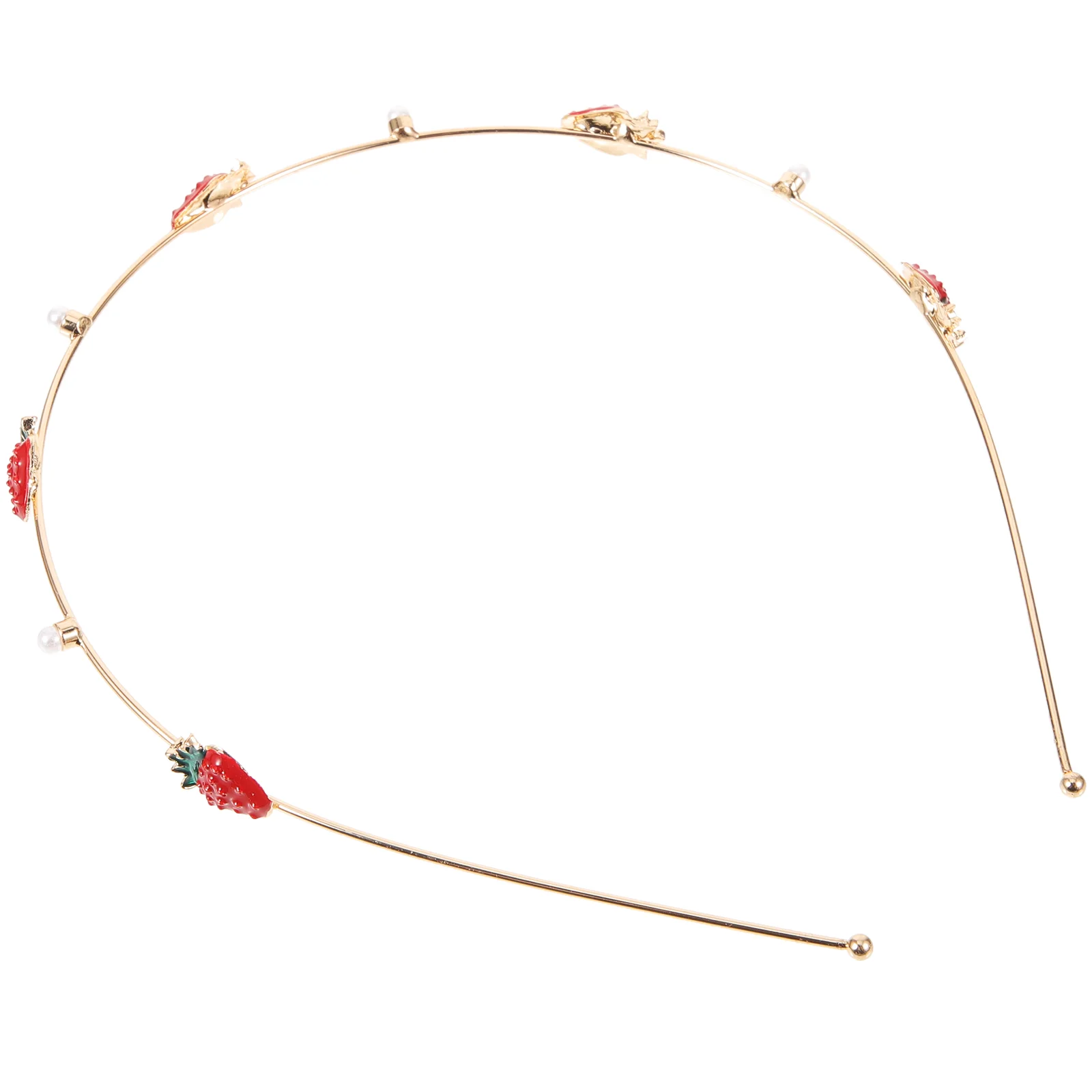 Headgear Strawberry Headband Hair Ties Fancy Headbands for Women Alloy (iron) Pearl Headdress
Headgear Strawberry Headband Hair Ties Fancy Headbands for Women Alloy (iron) Pearl Headdress