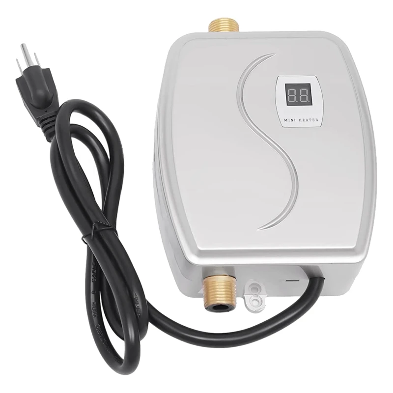 Mini Water Heater,110V Instant Electric Tankless Hot Water Heater,Electric Hot Water Heater 3000W,US Plug
Mini Water Heater,110V Instant Electric Tankless Hot Water Heater,Electric Hot Water Heater 3000W,US Plug