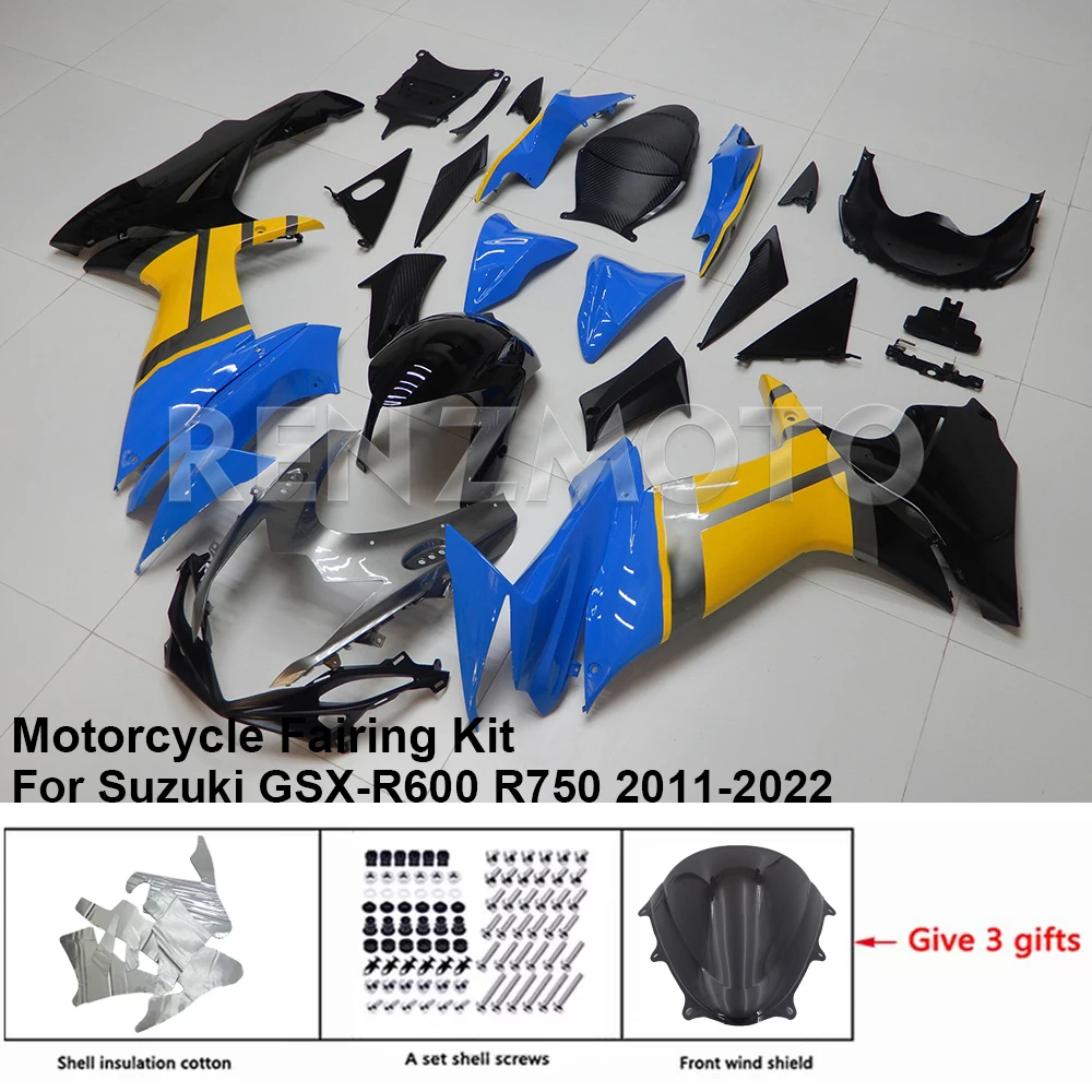 

Motorcycle Fairing Set Body Kit Plastic For Suzuki GSX-R600 R750 2011-2022 Accessories Injection Bodywork S0611-106a