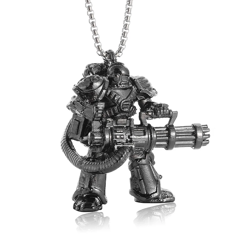 Domineering Space Warrior Gatling Laser Machine Gun Pendant Punk Hip Hop Rock Necklace Men Trendy Street Casual Jewelry Boy Gift
Domineering Space Warrior Gatling Laser Machine Gun Pendant Punk Hip Hop Rock Necklace Men Trendy Street Casual Jewelry Boy Gift