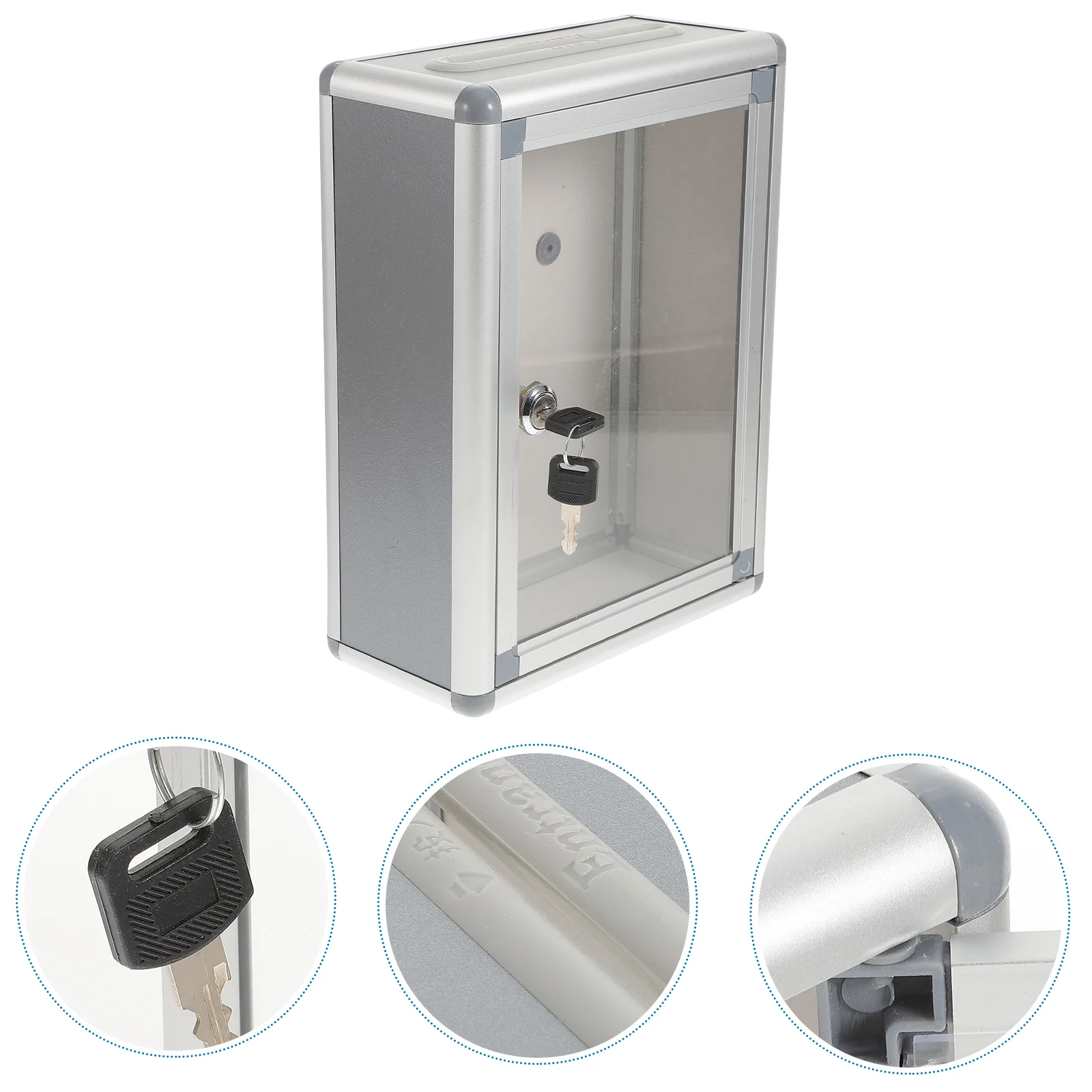 Large Mailbox Hanging Suggestion Box Aluminum Alloy Complaint Box Cards Post Box for Shop
Large Mailbox Hanging Suggestion Box Aluminum Alloy Complaint Box Cards Post Box for Shop