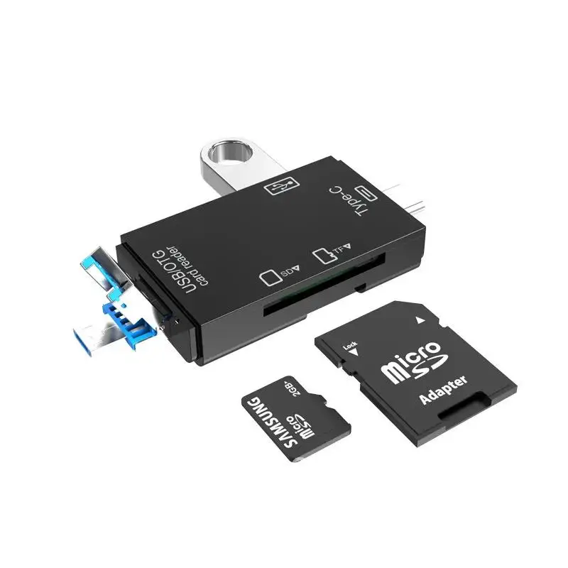 Memory Card Portable TF SD Card Reader USB 2.0 Type C Adapter Multi-function Card Reader For Micro SD TF Dual Slot Flash
Memory Card Portable TF SD Card Reader USB 2.0 Type C Adapter Multi-function Card Reader For Micro SD TF Dual Slot Flash