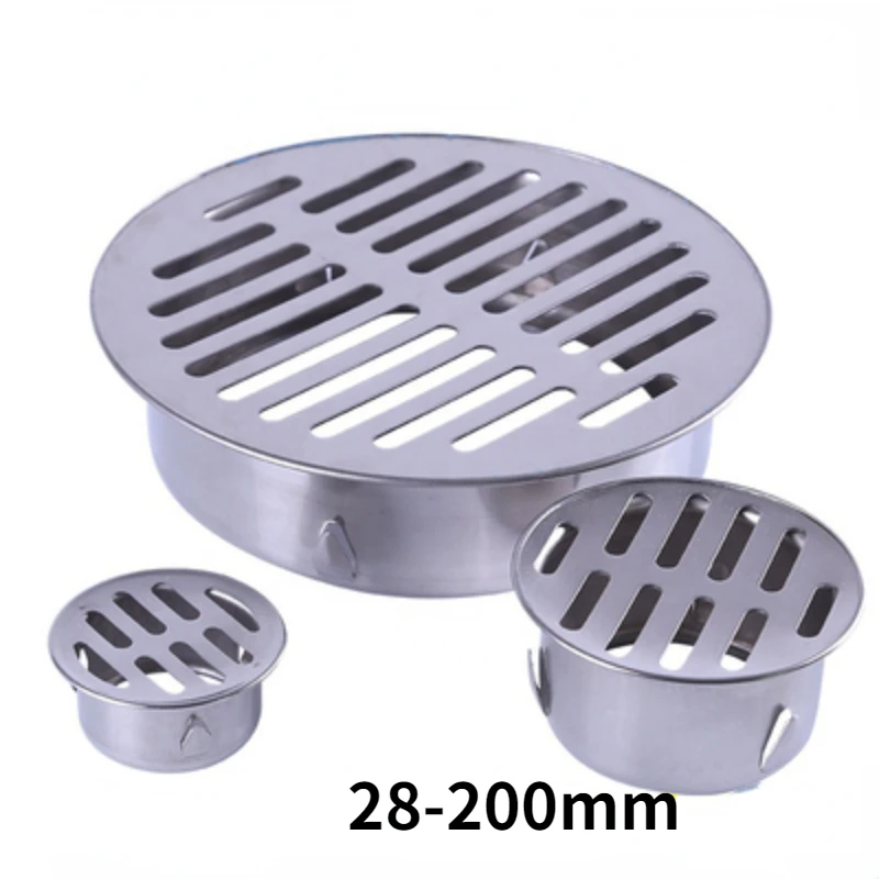 Stainless Steel Bathroom Drain Cover Hair Catcher Balcony Drainage Stopper Plug Garden Outdoor Roof Anti-blocking Floor Strainer
Stainless Steel Bathroom Drain Cover Hair Catcher Balcony Drainage Stopper Plug Garden Outdoor Roof Anti-blocking Floor Strainer