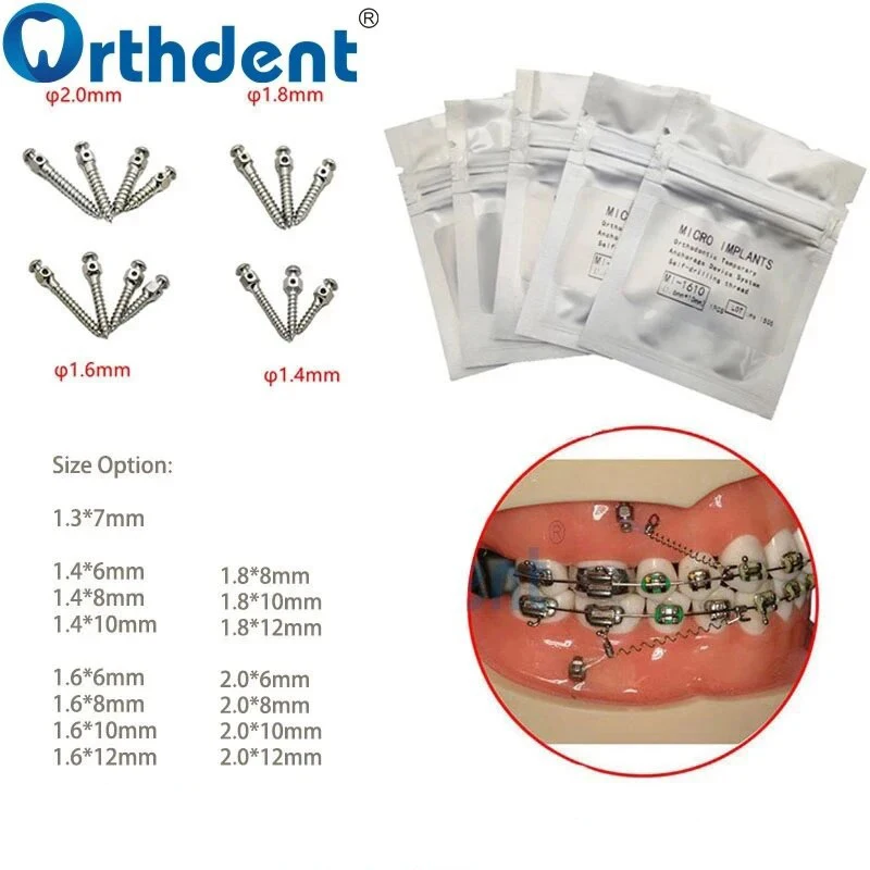 Dental Mini Implants Micro Screw Titanium Orthodontic Screwdriver Matching Tool Device 15 Sizes Hexagonal Wrench Dentistry Lab
Dental Mini Implants Micro Screw Titanium Orthodontic Screwdriver Matching Tool Device 15 Sizes Hexagonal Wrench Dentistry Lab