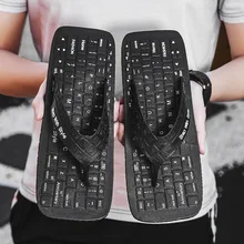 Creative Keyboard Flip Flops for Men Outdoor Flat Leisure Shoes Slides Slippers Summer Man Fun Daily EVA Light Clouds Sandals
Creative Keyboard Flip Flops for Men Outdoor Flat Leisure Shoes Slides Slippers Summer Man Fun Daily EVA Light Clouds Sandals