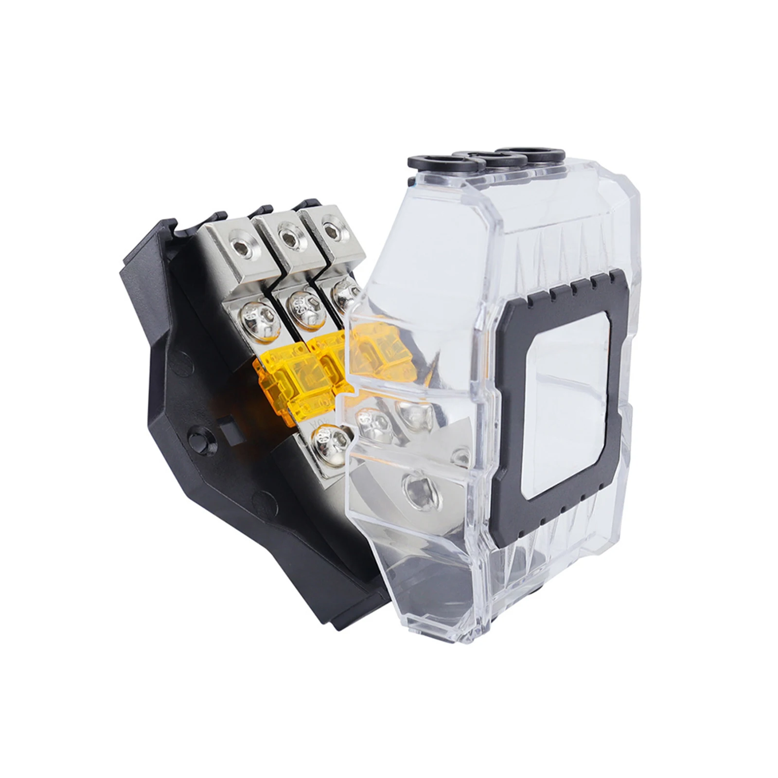 For Marine Applications 4Way Distribution Block High Performance Fuse Block Forged Brass Construction For Multiple Amplifiers
For Marine Applications 4Way Distribution Block High Performance Fuse Block Forged Brass Construction For Multiple Amplifiers