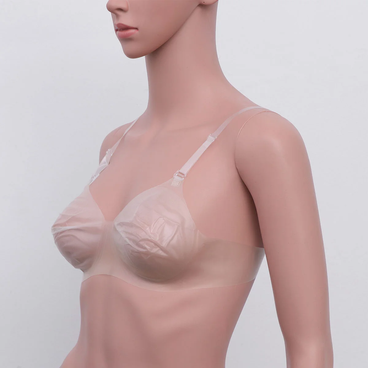 

Women Transparent Invisible Ultra-thin Perspective Disposable Push Up for Party Dress Wear (36/80B)