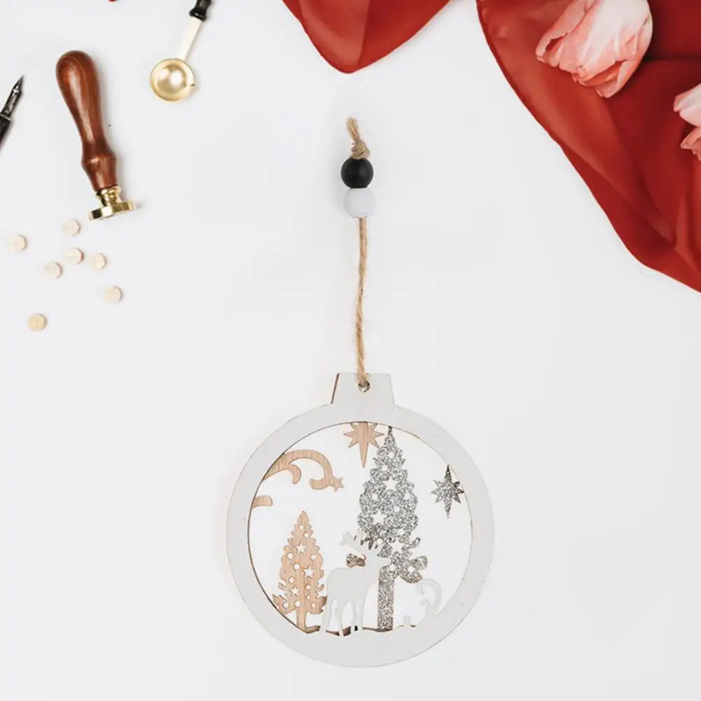 Festive Wooden Pendant Christmas Tree Reindeer Ornament Vintage Hollow Wooden Pendant for Holiday Home Decor for Holidays
Festive Wooden Pendant Christmas Tree Reindeer Ornament Vintage Hollow Wooden Pendant for Holiday Home Decor for Holidays