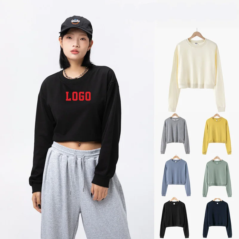 Women Fall Plain Solid Beige Color Custom Logo Crop Top Pullover Hoodies for Girls French Terry Autumn Sweatshirt Short Jumpers
Women Fall Plain Solid Beige Color Custom Logo Crop Top Pullover Hoodies for Girls French Terry Autumn Sweatshirt Short Jumpers