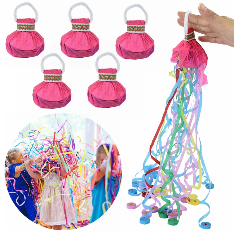 Party Popper Hand Throw Streamer Confetti Decoration Paper Hand Throw Ribbon for Wedding Celebration Atmosphere Props Supplies
Party Popper Hand Throw Streamer Confetti Decoration Paper Hand Throw Ribbon for Wedding Celebration Atmosphere Props Supplies