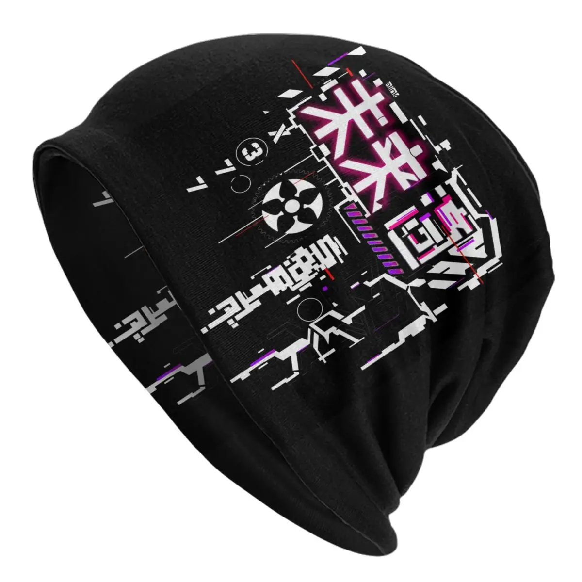 

Ultra Future Techwear Skullies Beanies Caps Unisex Winter Knitting Hat Japanese Street Wear Style Bonnet Hats Outdoor Ski Cap