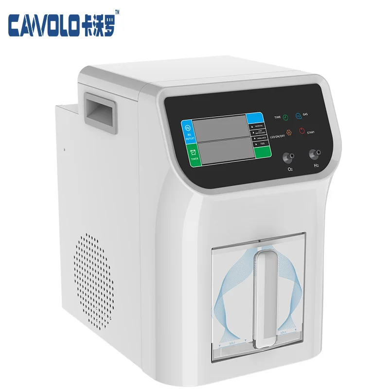 

Cawolo 2022 New Design 300ml 600ml 900ml 1000ml 1200ml Brown Gas Hydrogen Inhalation Machine Breathing