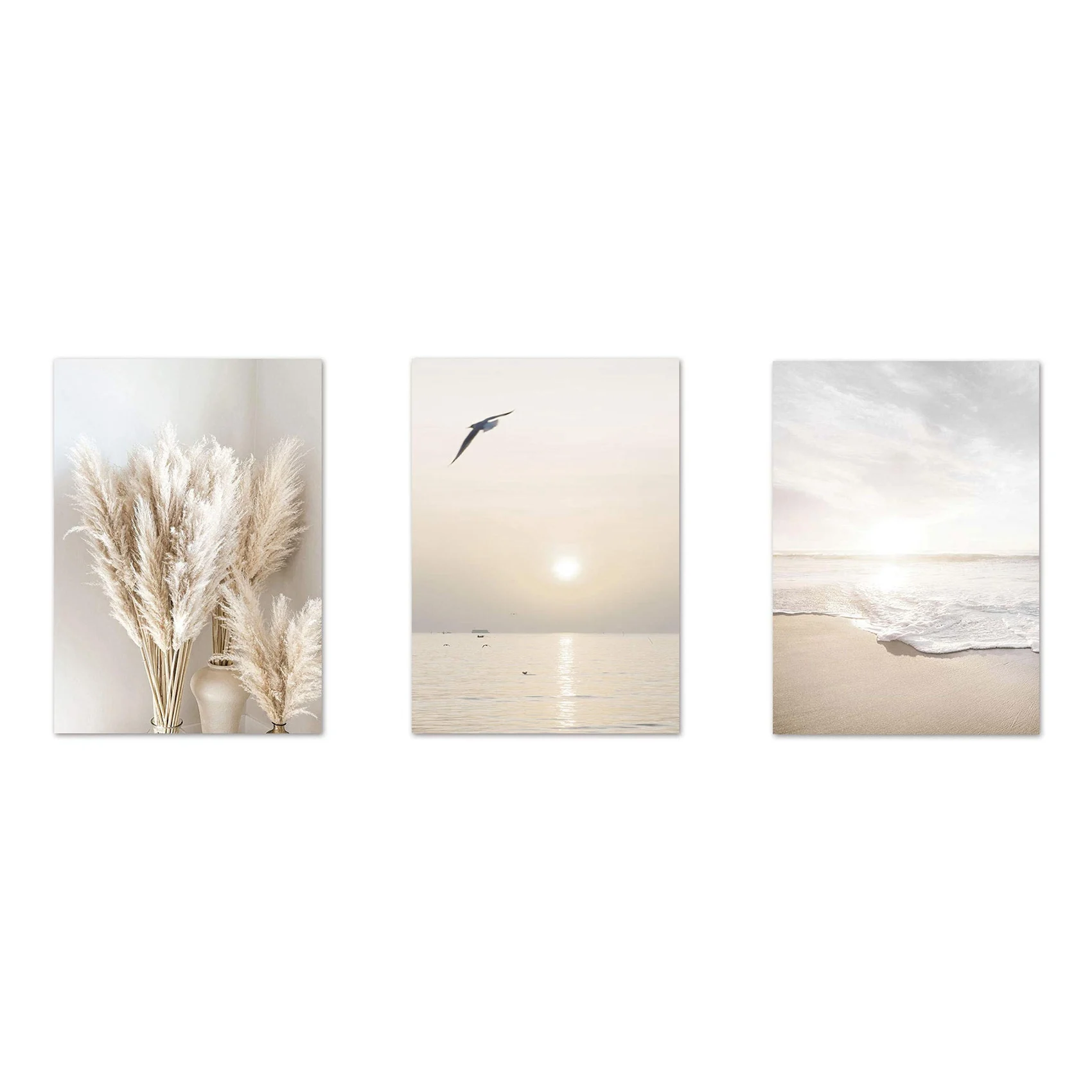 3Pcs Beige Grass Sunset Beach Palm Tree Canvas Painting Nordic Posters and Prints Wall Pictures for Living Room Decor
3Pcs Beige Grass Sunset Beach Palm Tree Canvas Painting Nordic Posters and Prints Wall Pictures for Living Room Decor