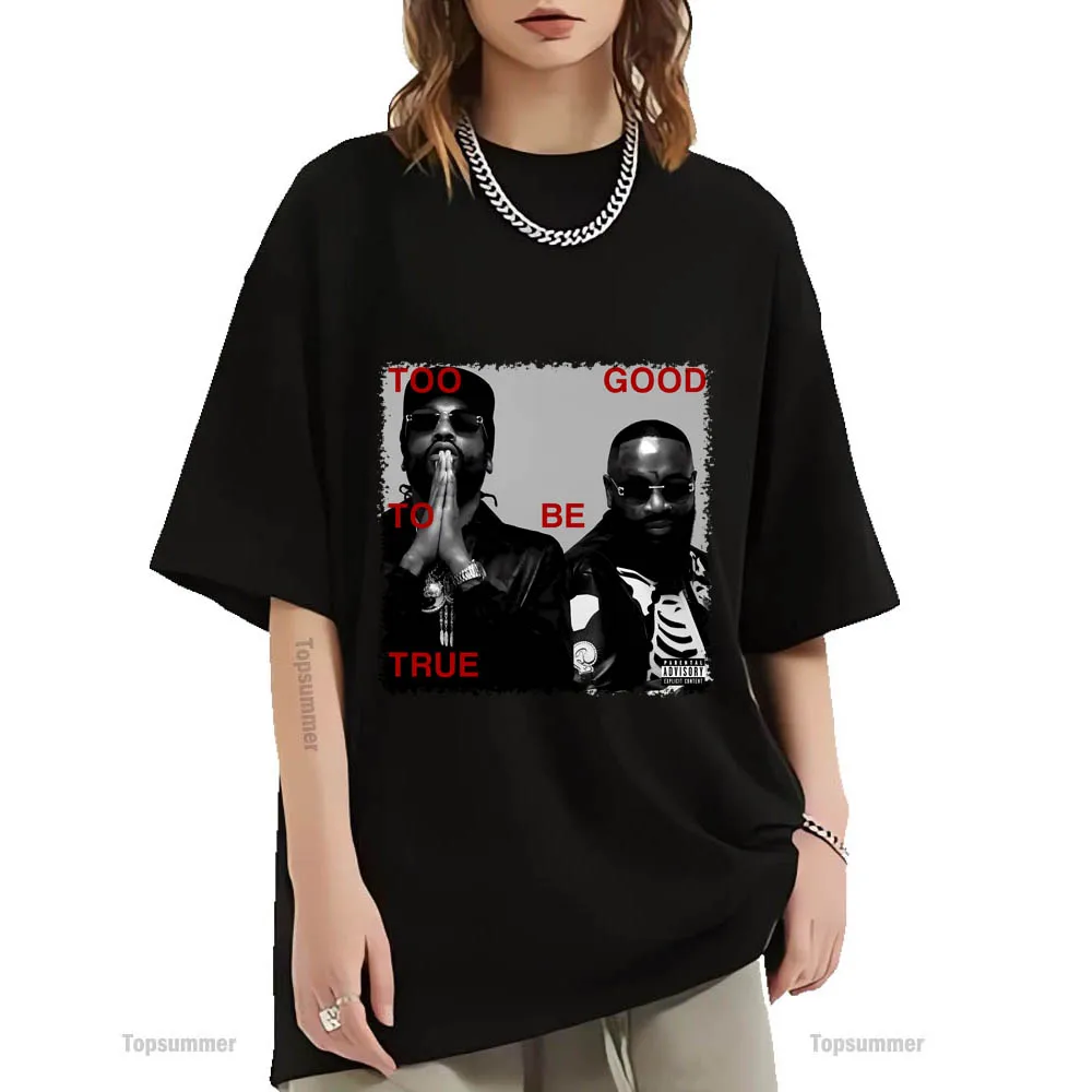 Rick Ross & Meek Mill Too Good To Be True Album Tour T-Shirt Men Goth Streetwear Oversized T Shirt Short Sleeve T-Shirts
Rick Ross & Meek Mill Too Good To Be True Album Tour T-Shirt Men Goth Streetwear Oversized T Shirt Short Sleeve T-Shirts