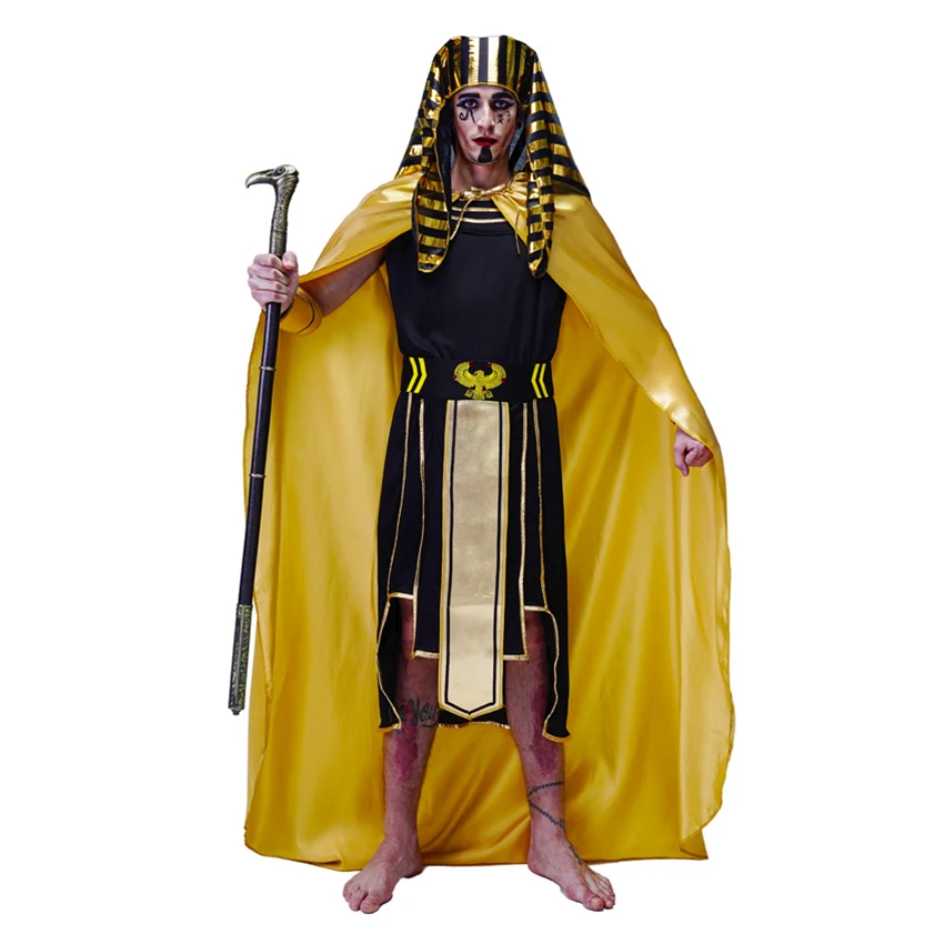Pharaoh Egypt Ancient King Cosplay Greek Dress Sorcerer Vintage Halloween Costume for Men Adult Robe Mantle Carnival Cloak Cape
Pharaoh Egypt Ancient King Cosplay Greek Dress Sorcerer Vintage Halloween Costume for Men Adult Robe Mantle Carnival Cloak Cape