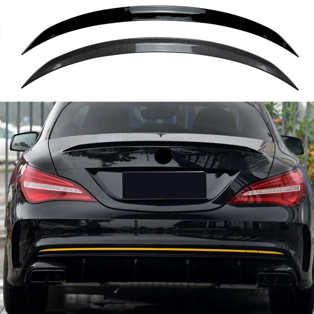 

For Mercedes Benz CLA Class C117 CLA200 260 CLA45 AMG 2013-2019 ABS Rear Trunk Lid Car Spoiler Wings Exterior Accessories Parts