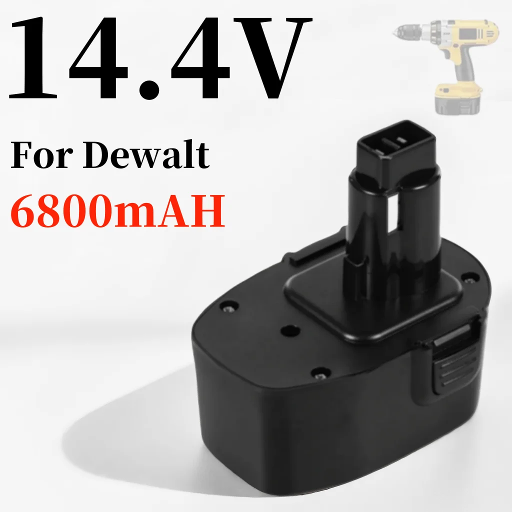 Ni-MH 6800mAh Replacement Battery for Dewalt 14.4V XRP DC9091 DC9094 DW9091 DE9091 DE9092 14.4 Volt Cordless Power Tools
Ni-MH 6800mAh Replacement Battery for Dewalt 14.4V XRP DC9091 DC9094 DW9091 DE9091 DE9092 14.4 Volt Cordless Power Tools