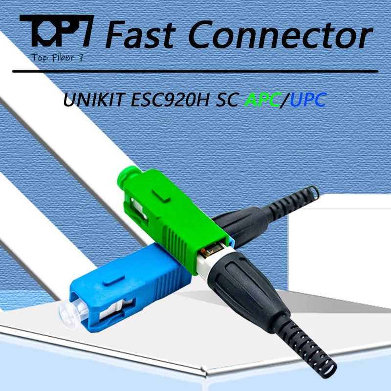 100 PCS/Lot UNIKIT ESC920H SC APC SC UPC Fast Connector Mechanical Fiber Optic Connector-Fiber Pre-embedded Less than 0.3dB
100 PCS/Lot UNIKIT ESC920H SC APC SC UPC Fast Connector Mechanical Fiber Optic Connector-Fiber Pre-embedded Less than 0.3dB