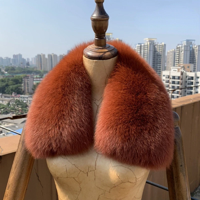 Fox Fur Collar Women Winter Real Fox Fur Scarf Furry Fur Collar Ladies Coat Scarf Natural Fur Scarf Women Female Thick Shawl
Fox Fur Collar Women Winter Real Fox Fur Scarf Furry Fur Collar Ladies Coat Scarf Natural Fur Scarf Women Female Thick Shawl
