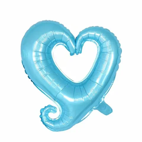 

50pcs/lot 18inch Hook Heart-Shaped Balloons Helium Balloon Wedding Valentine's Day Supplies Birthday Party Decoration Heart Foil