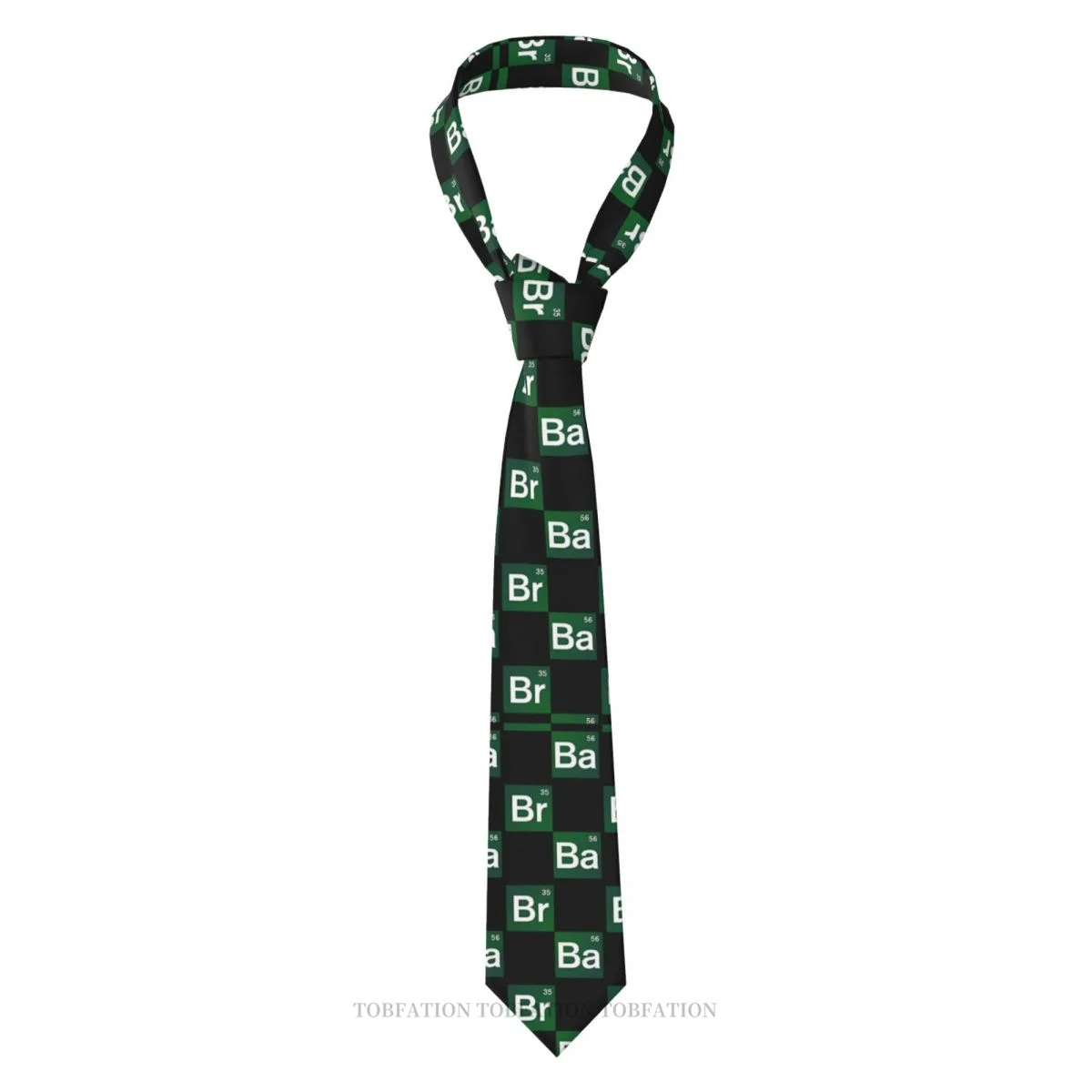 

Elements Movie Breaking Bad Classic Men's Printed Polyester 8cm Width Necktie Cosplay Party Accessory
