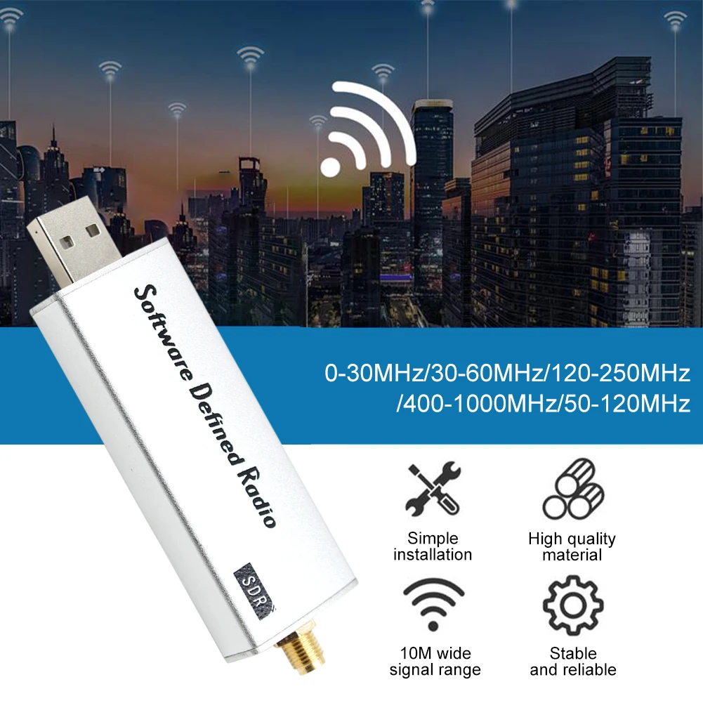 RSP1 MSI SDR 10KHz-2GHz SDR Receiver 12-bit ADC Aviation Band Receiver Compatible with RSP1 HF AM FM SSB CW
RSP1 MSI SDR 10KHz-2GHz SDR Receiver 12-bit ADC Aviation Band Receiver Compatible with RSP1 HF AM FM SSB CW