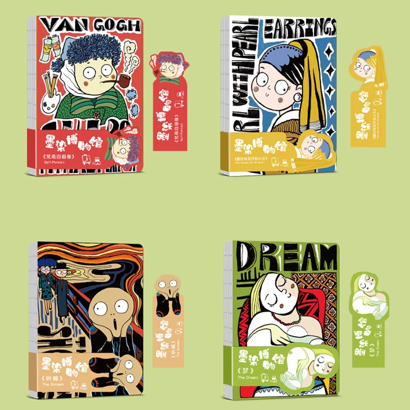 Cute Q Version World Famous Paintings A5 Notebook"Van Gogh's Self-Portrait",80 Sheets/Book,Blank Inner,Office Learning Diary
Cute Q Version World Famous Paintings A5 Notebook"Van Gogh's Self-Portrait",80 Sheets/Book,Blank Inner,Office Learning Diary