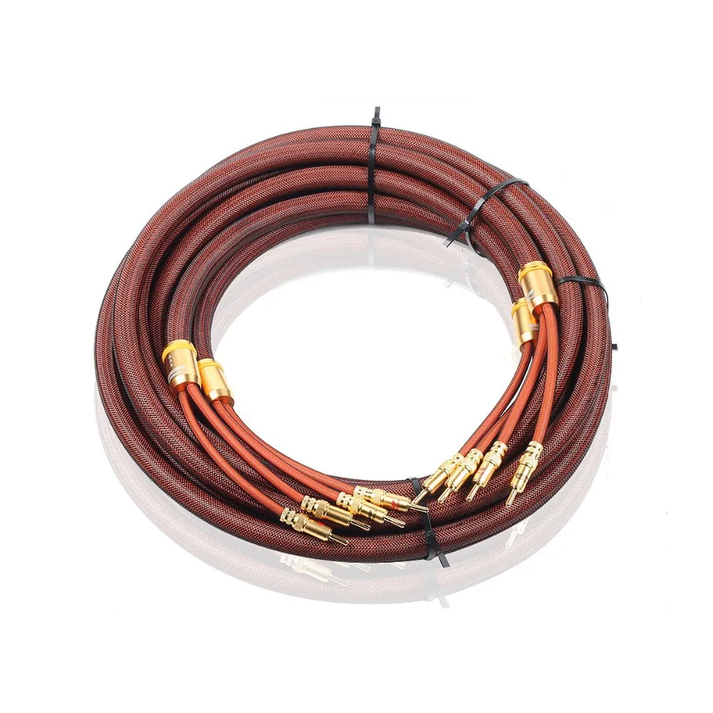 Choseal LB-5109 6N OCC аудиофил HIFI динамик кабель 24K позолоченный Банановый штекер 2,5 м не DIY (пара)
Choseal LB-5109 6N OCC аудиофил HIFI динамик кабель 24K позолоченный Банановый штекер 2,5 м не DIY (пара)